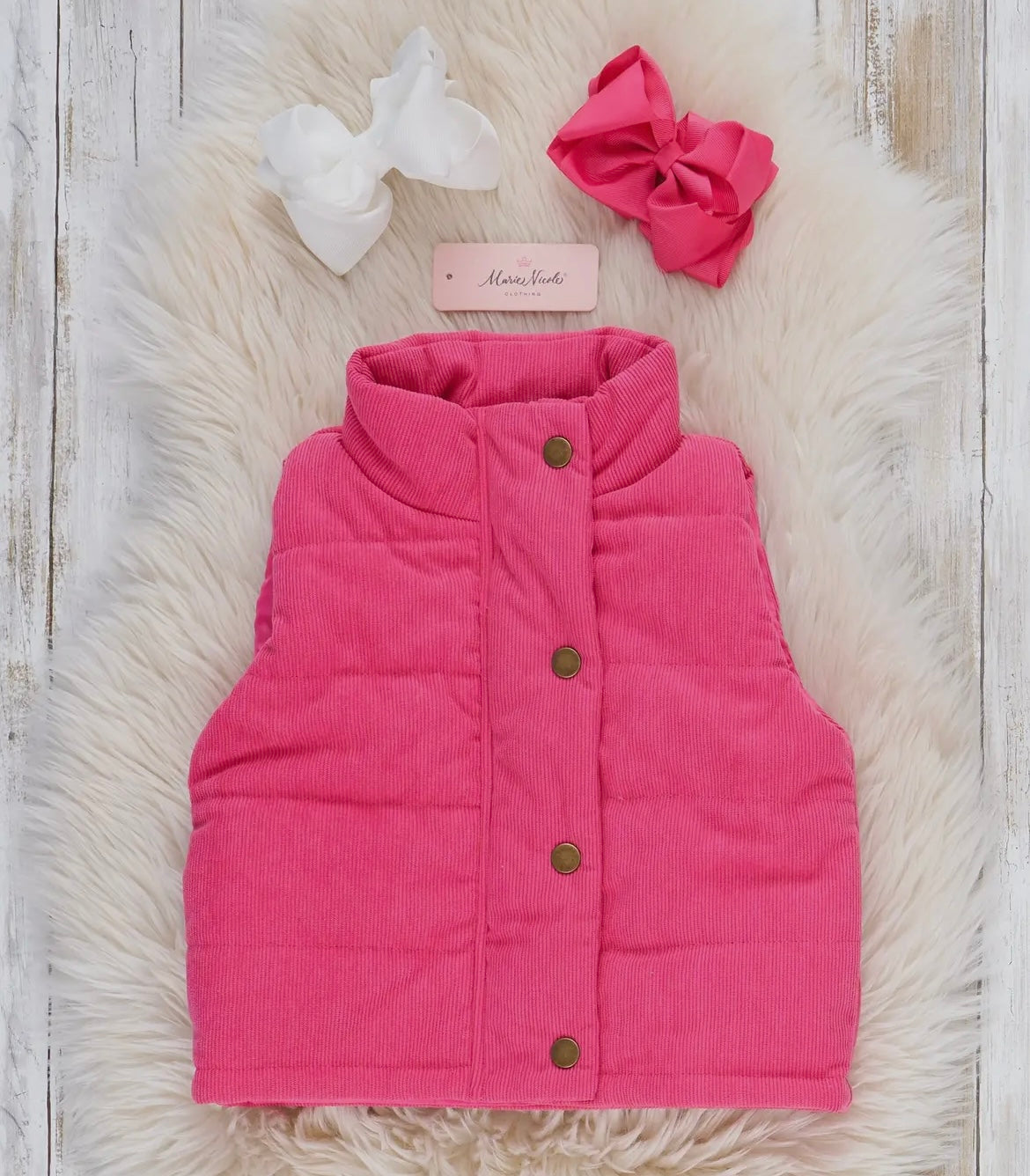 Hot Pink Puffer Vest