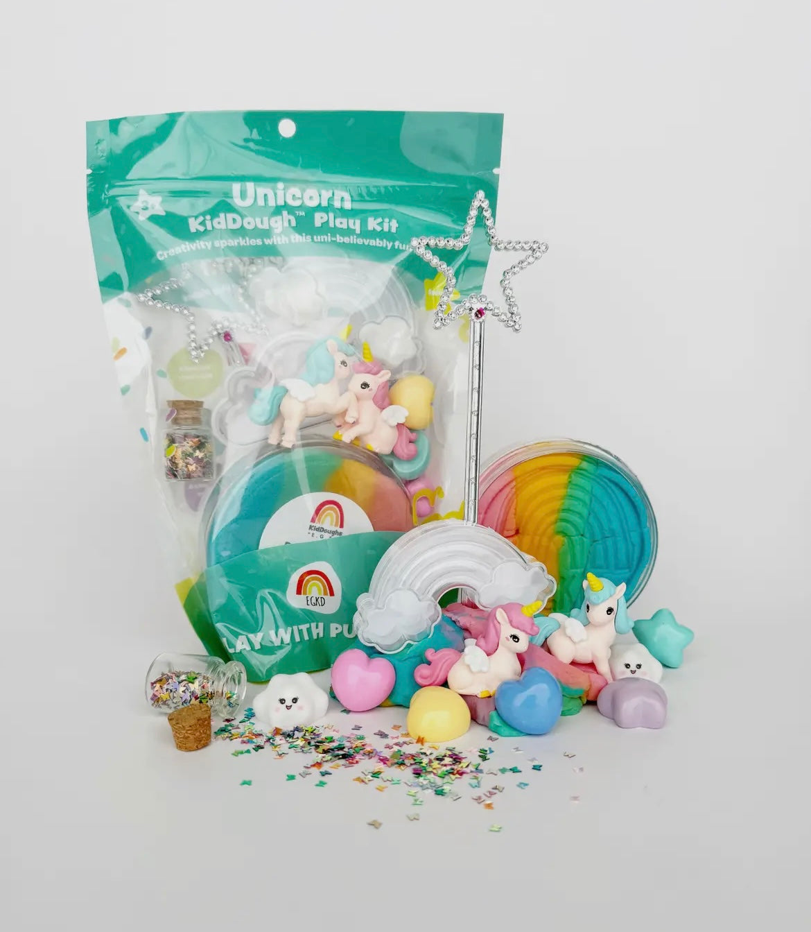Unicorn Kiddough Play Kit