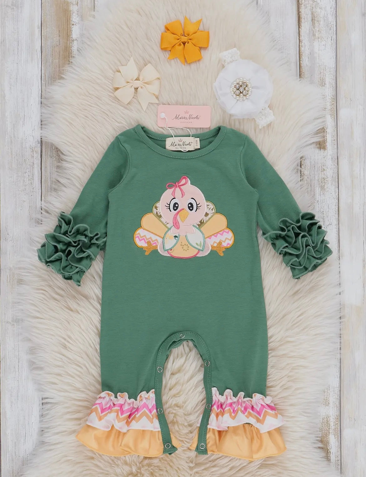 Ruffle Turkey Romper