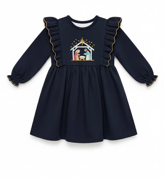Nativity French Knot Dress