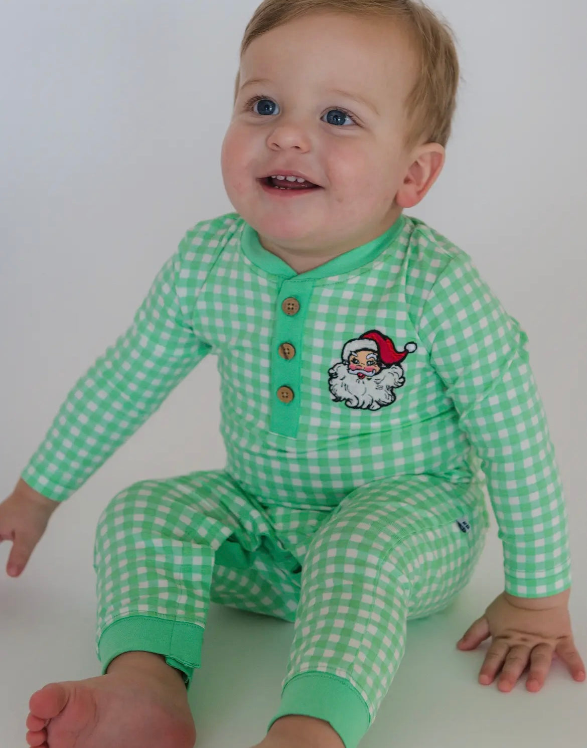 Green Santa Matching Clothes