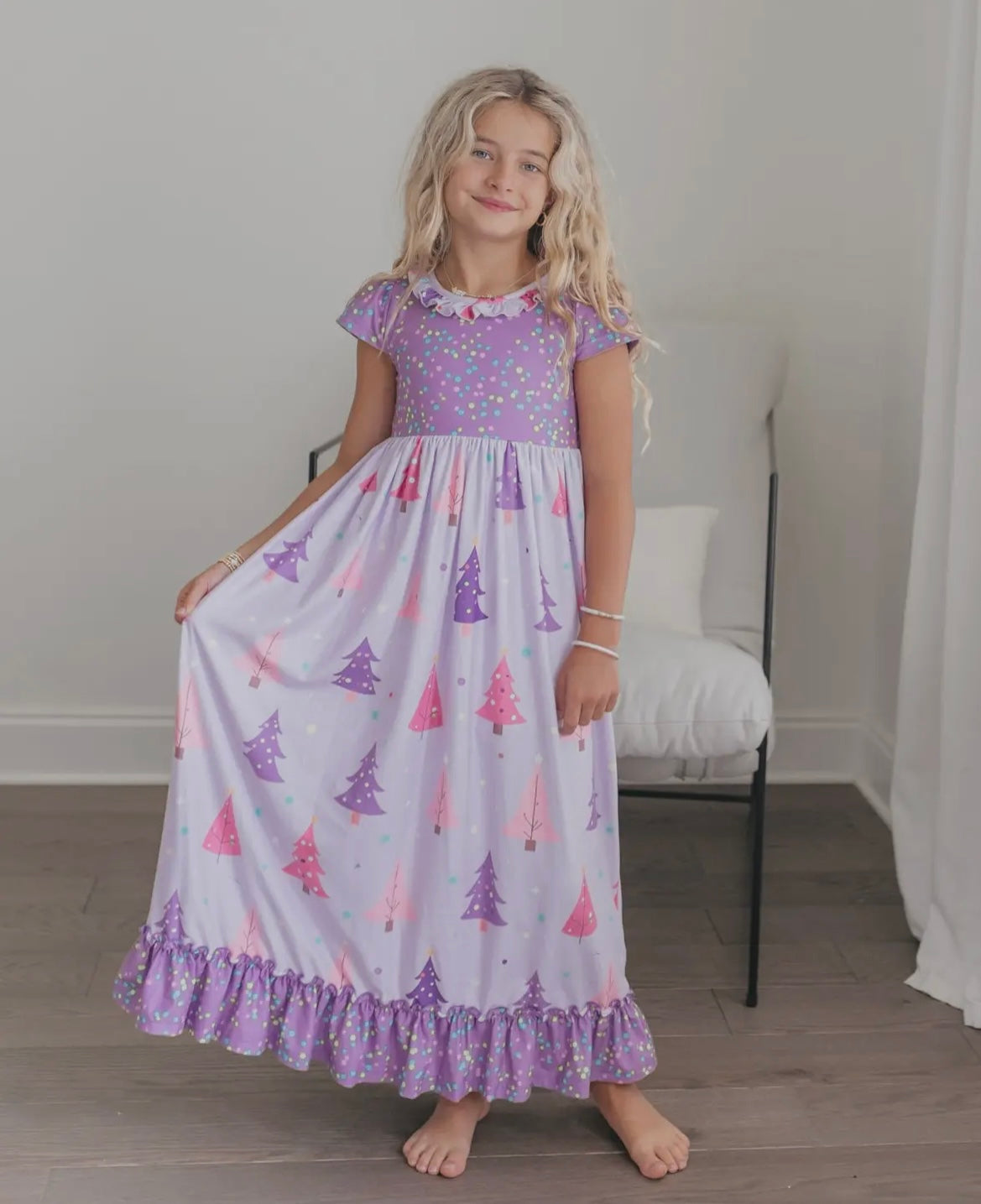 Purple Trees Night Gown