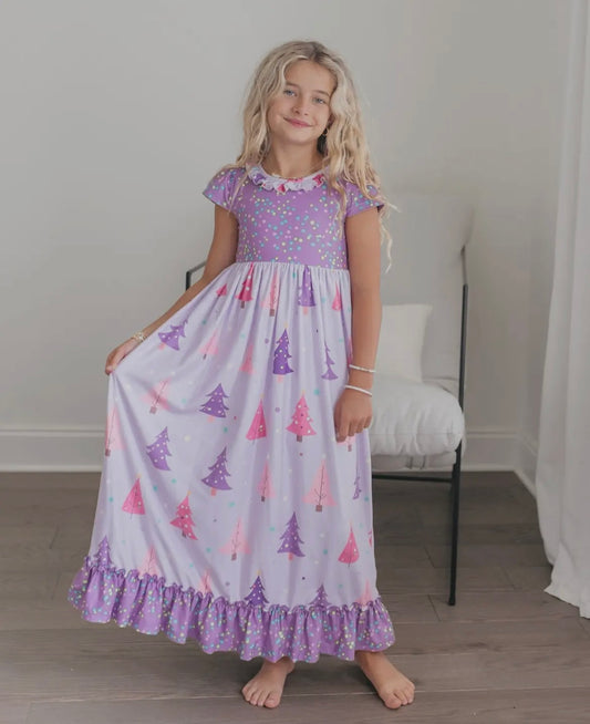 Purple Trees Night Gown