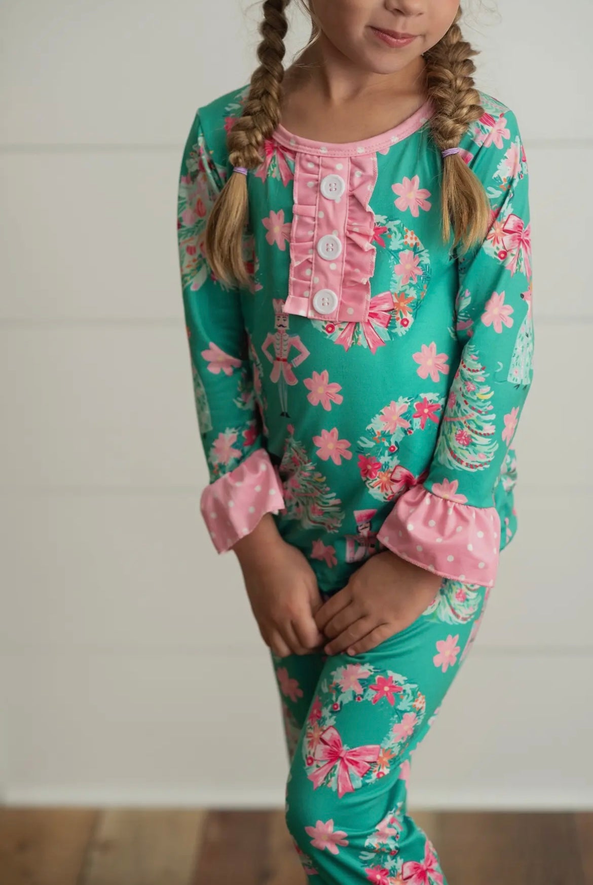 Ruffle Nutcracker Pjs