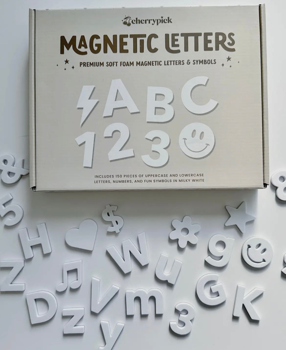 Soft Foam Magnetic Letters & Symbols - 150pcs