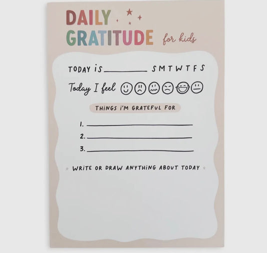 Daily Gratitude Notepad