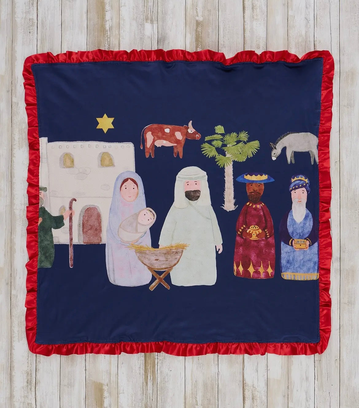 Nativity Baby Blanket