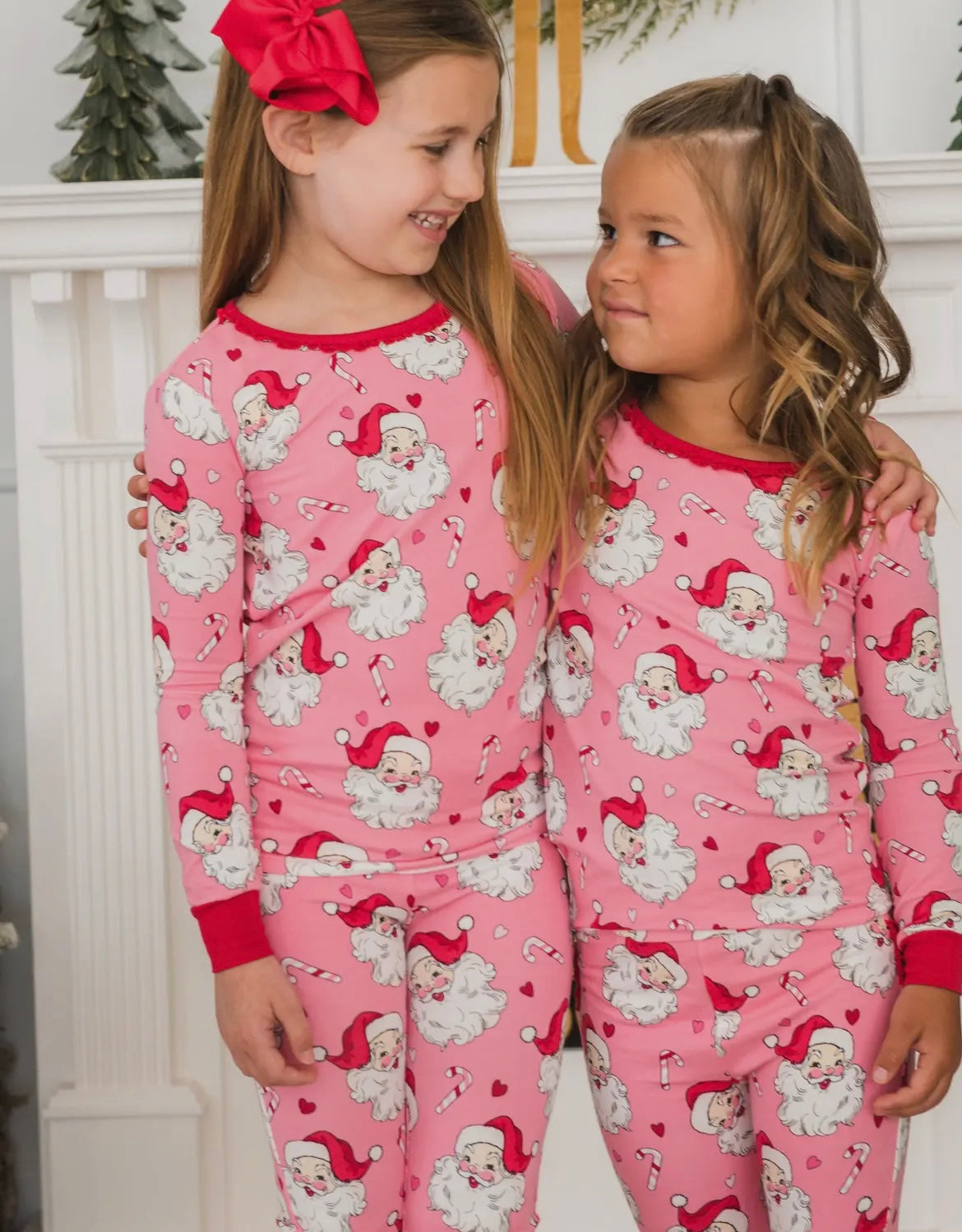 Candy Cane Santa Matching Clothes