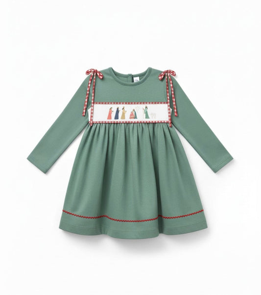 Nativity Embroidery Dress