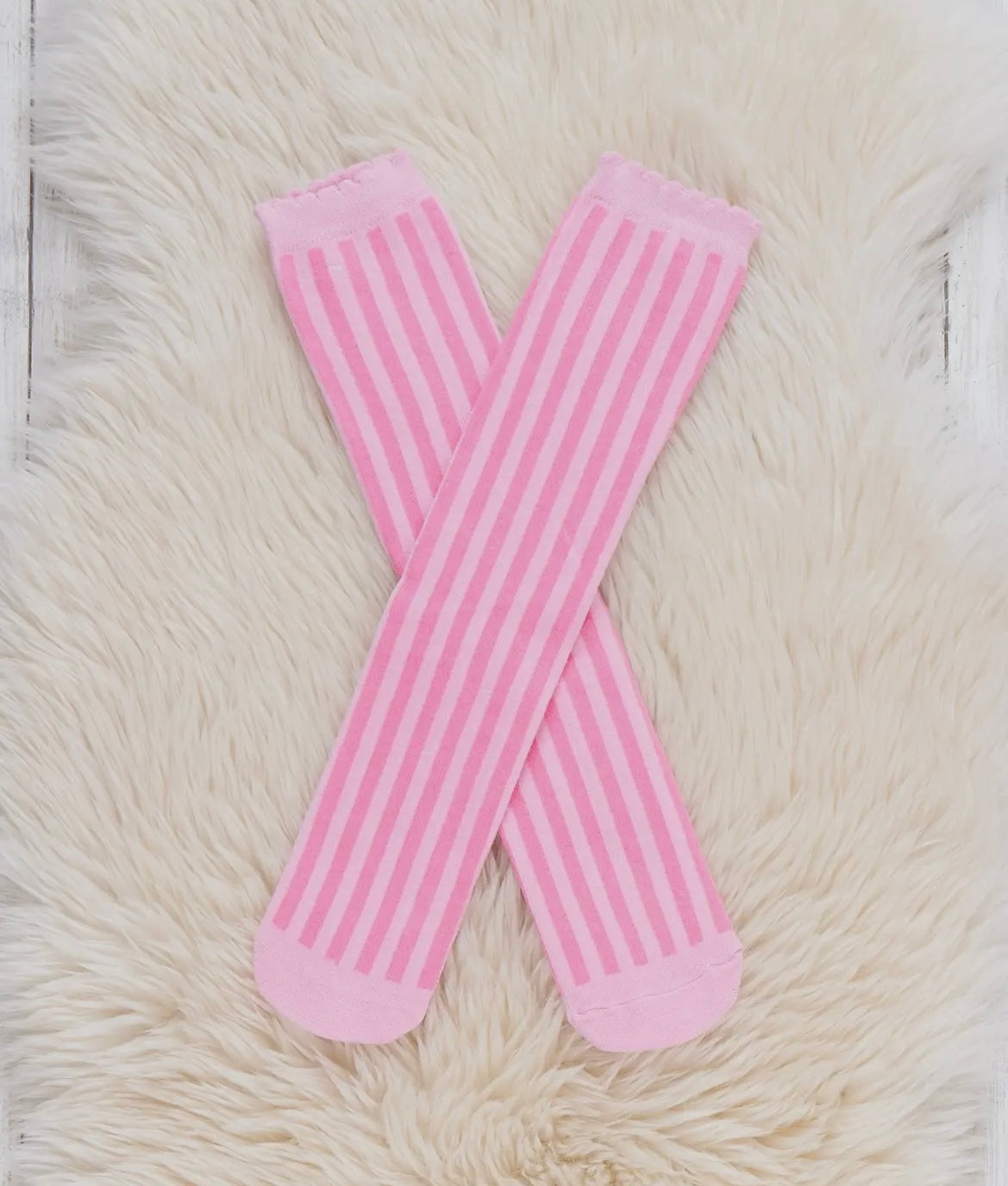 Knee High Pink Socks