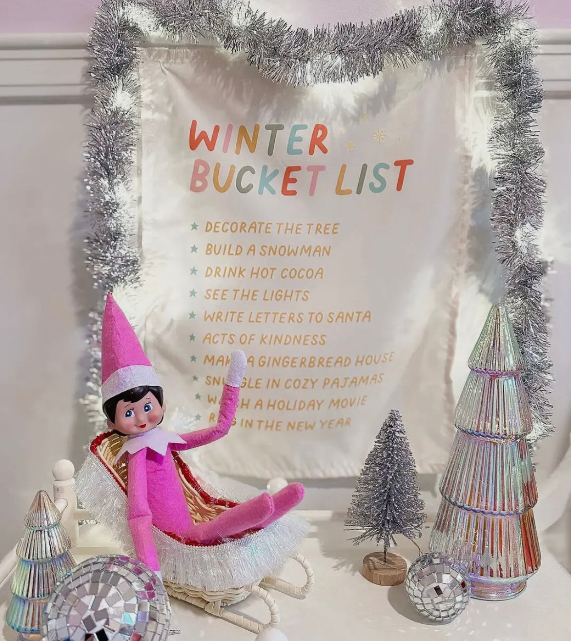 Winter Bucket List Sign
