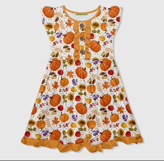 Fall Pumpkin Dress