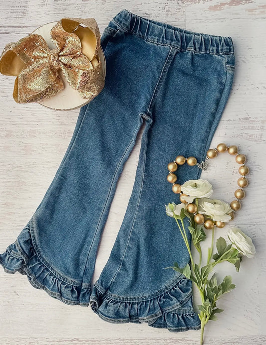 Ruffle Denim
