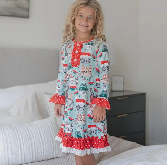 Meow-Mas Night Gown