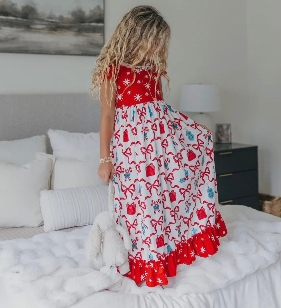 Christmas Bow Night Gown