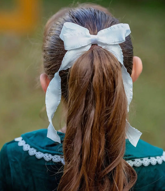 Ruffle Edge Bow