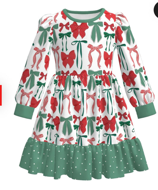 Christmas Bow Dress