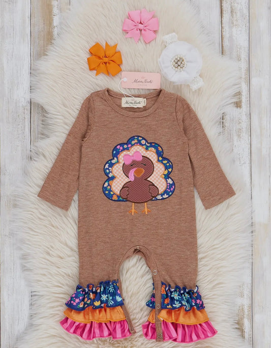 Colorful Turkey Romper