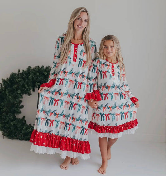 Holly & Bows MOM Gown