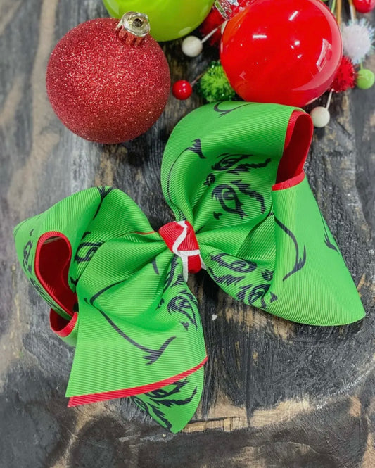 Grinch Bow