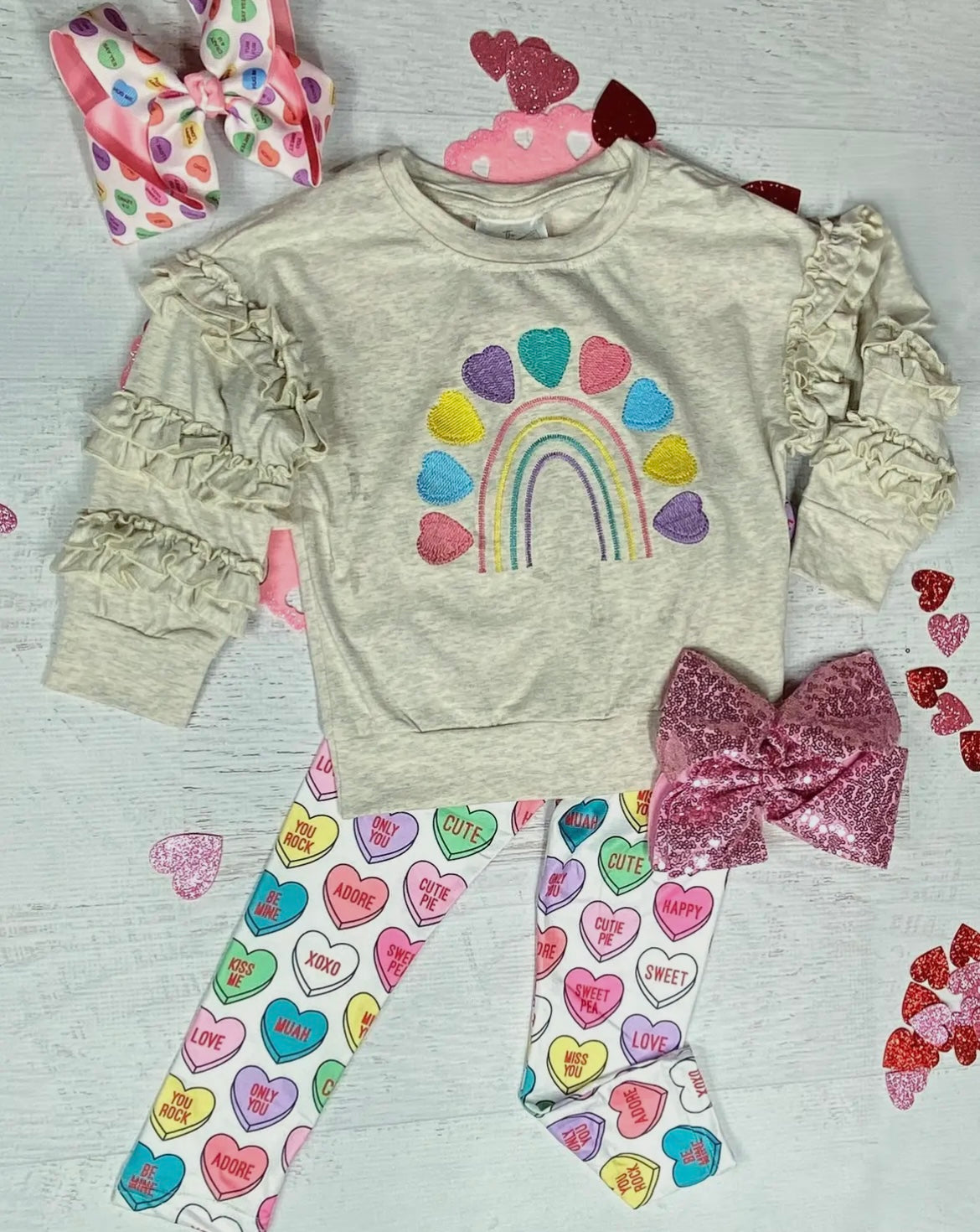 Convo Hearts Leggings Set