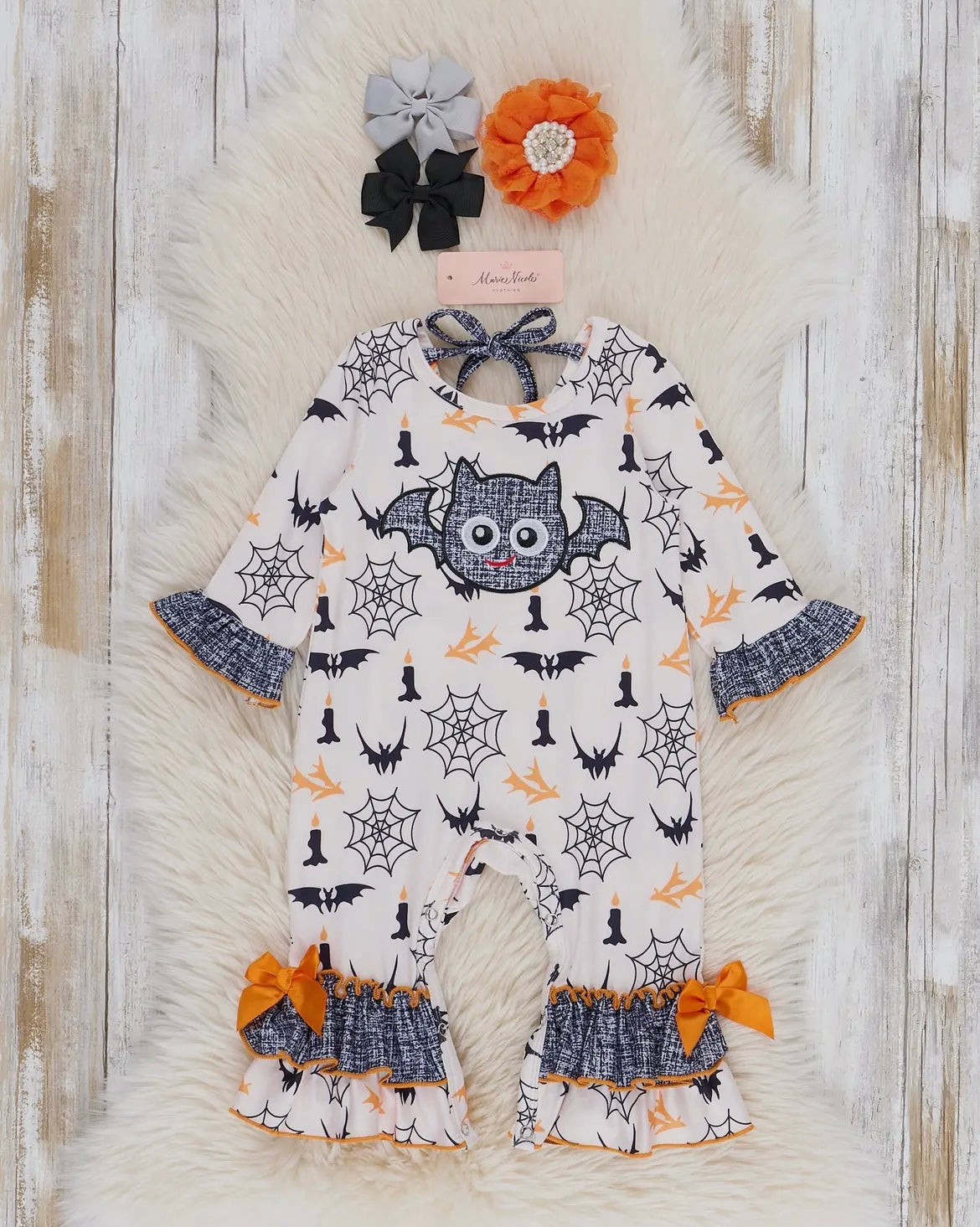 Ruffle Bat Onesie