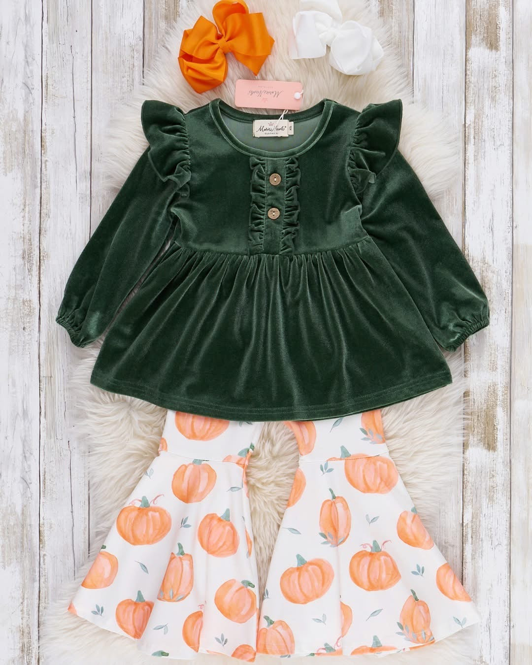 Velvet Pumpkin Set
