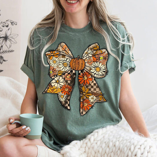 Fall Bow Tee