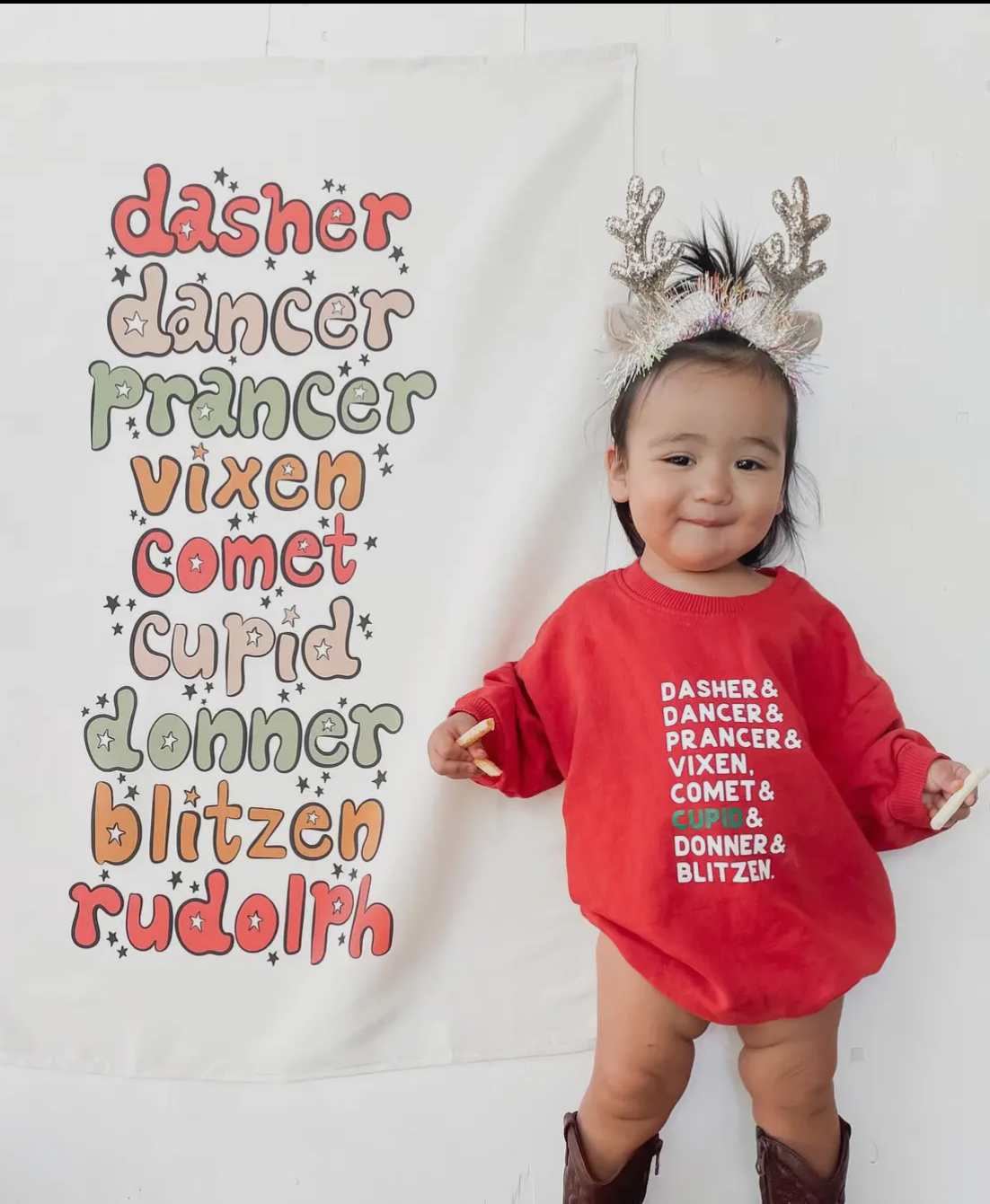 Reindeer Names Sign