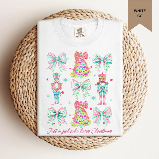 A girl who loves Christmas Tee