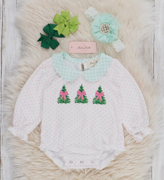 Polka Dot Tree Onesie