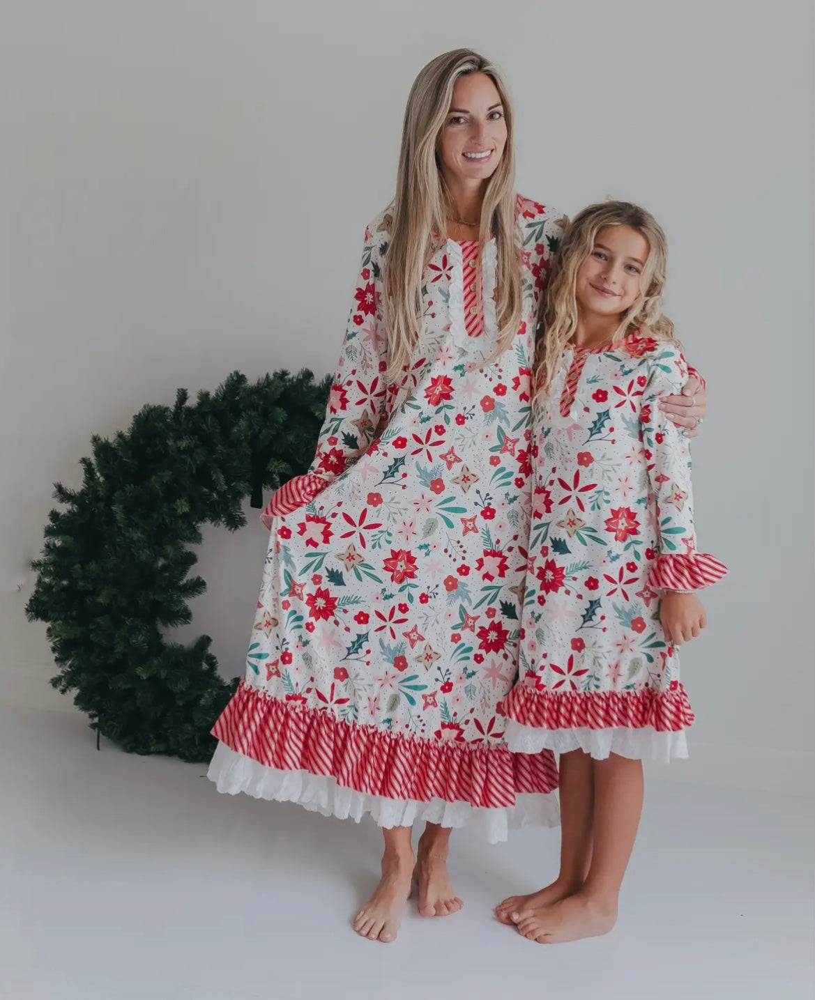 Christmas Flowers MOM Gown