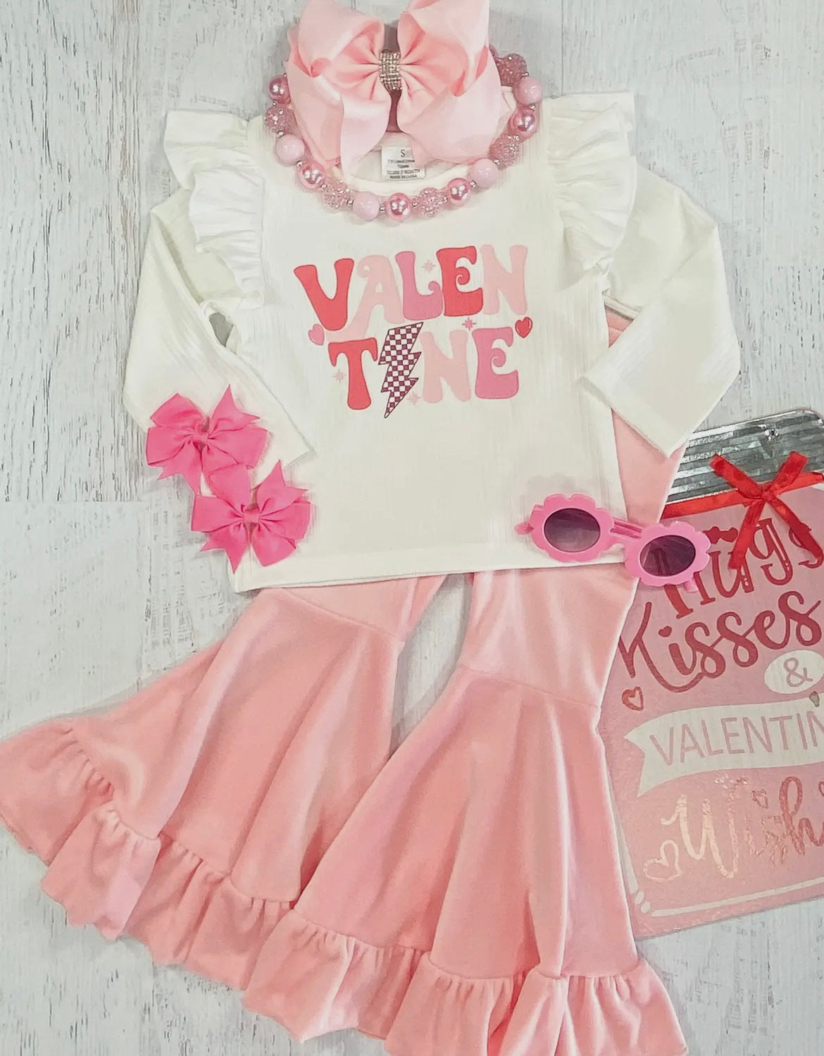 Valentine Lightening Bell Botton Set