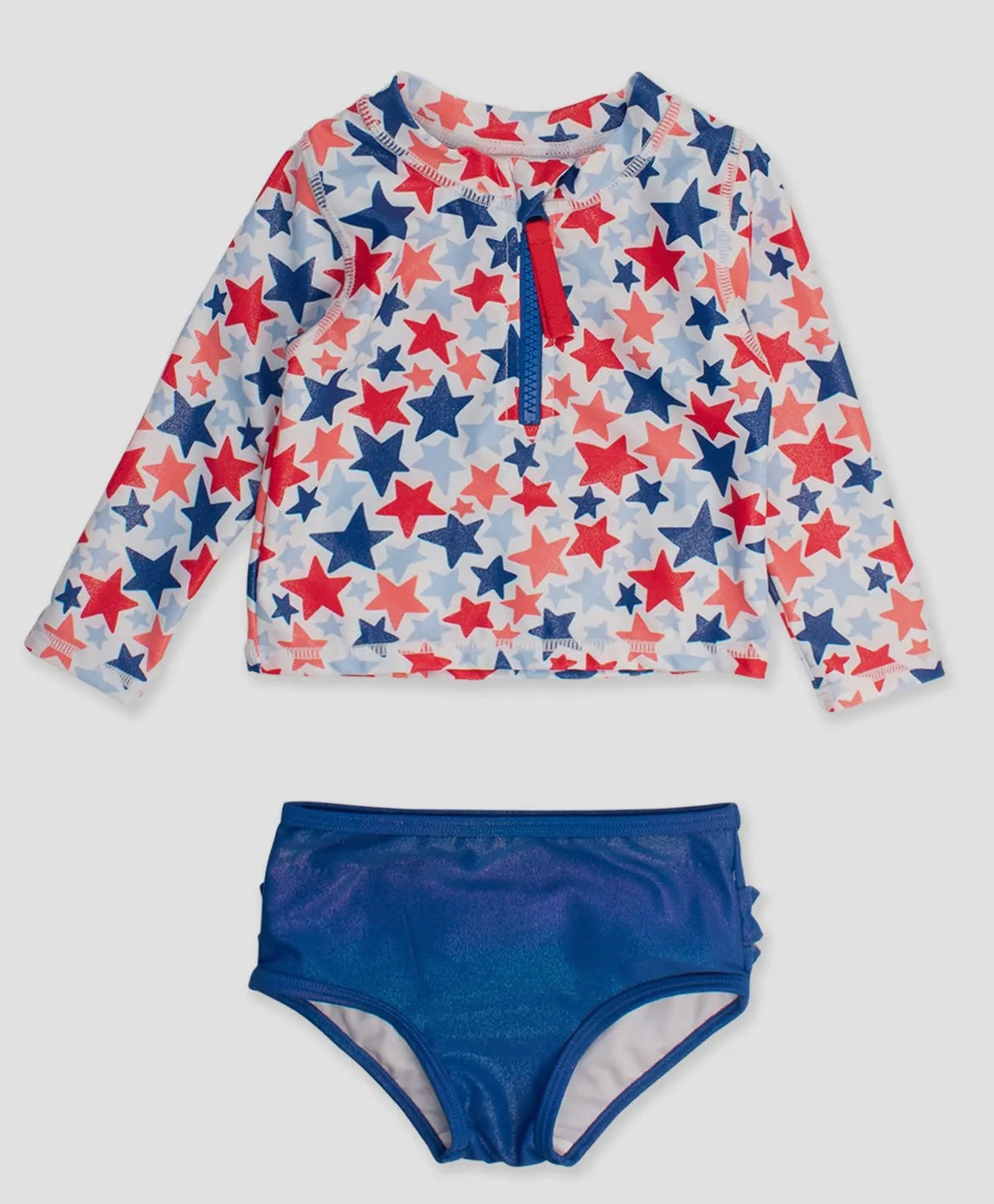 Red & Blue Stars Rash Guard Set