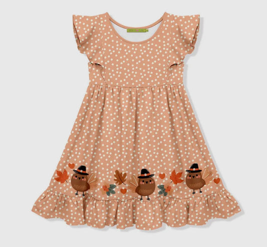 Orange Thanksgiving Dress