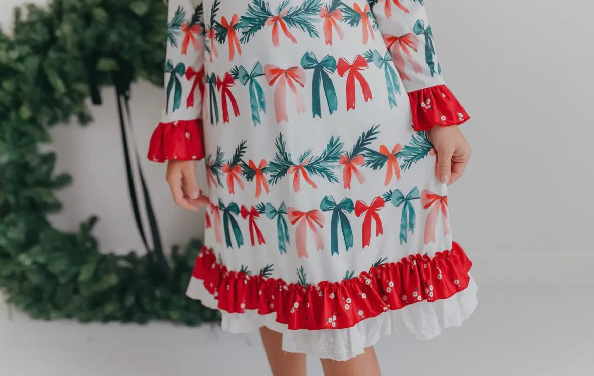 Holly & Bows Night Gown