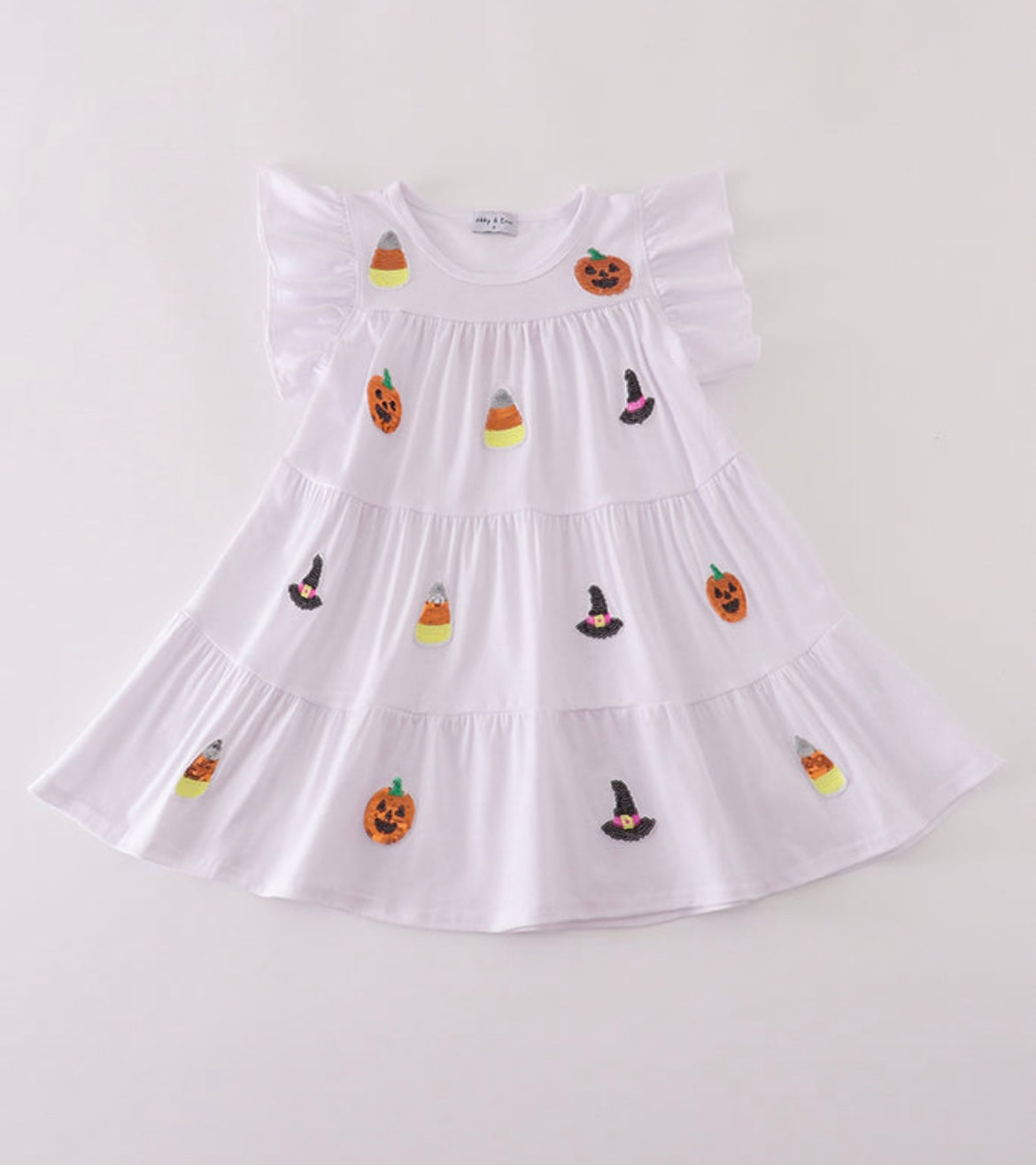 White Pumpkin Sequin Dress
