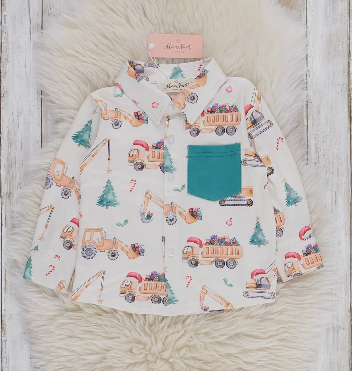 Christmas Construction Top