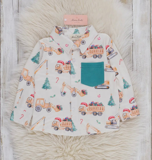 Christmas Construction Top