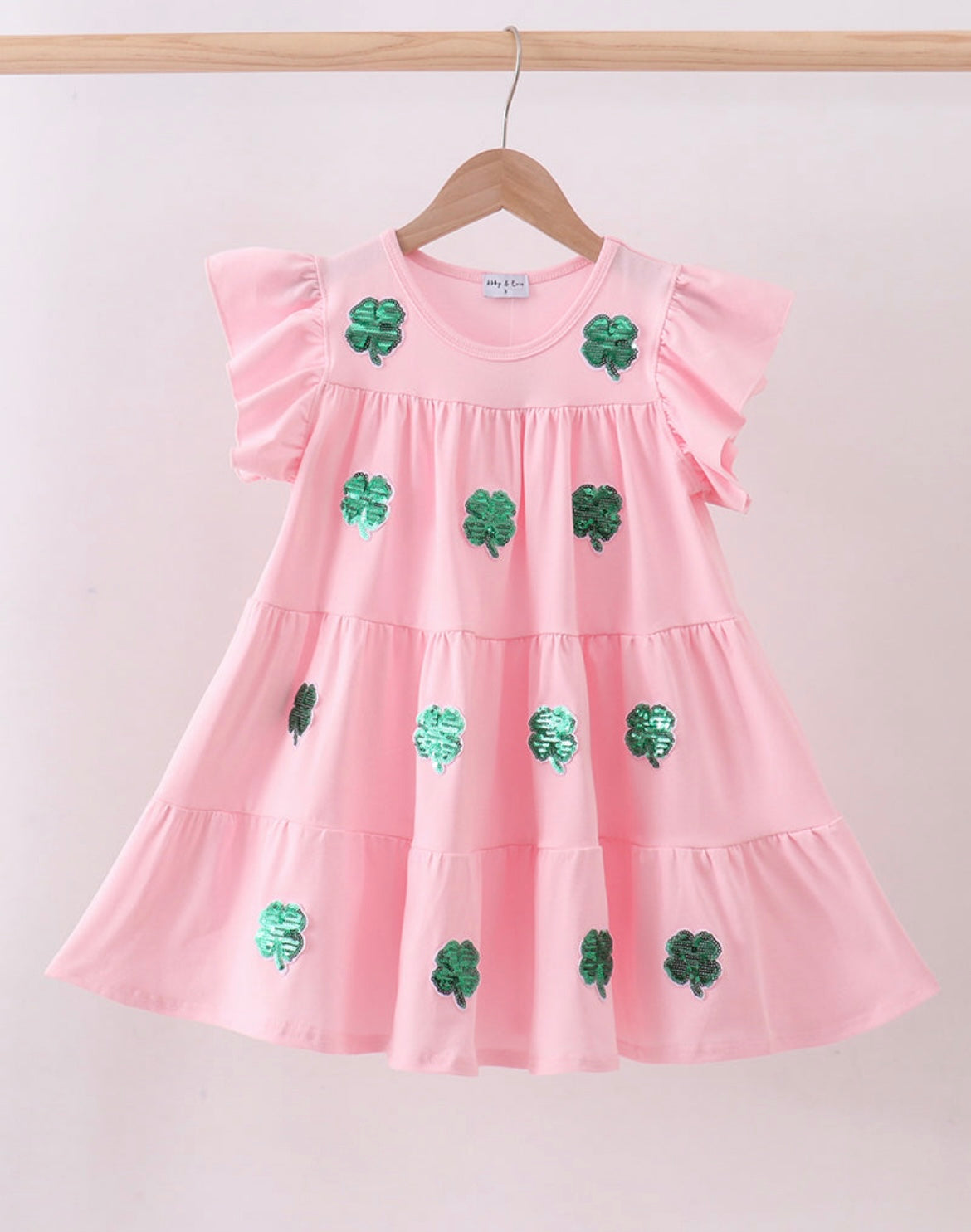 Pink Clover Sequin Dress