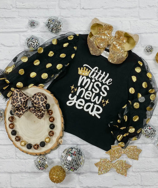 Little Miss New Year Top