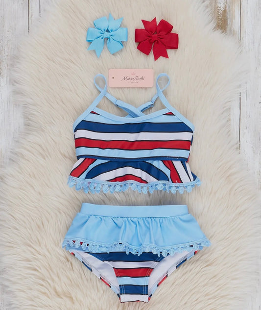 Patriotic Stripe Swim