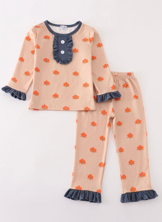 Turkey Ruffle Pjs