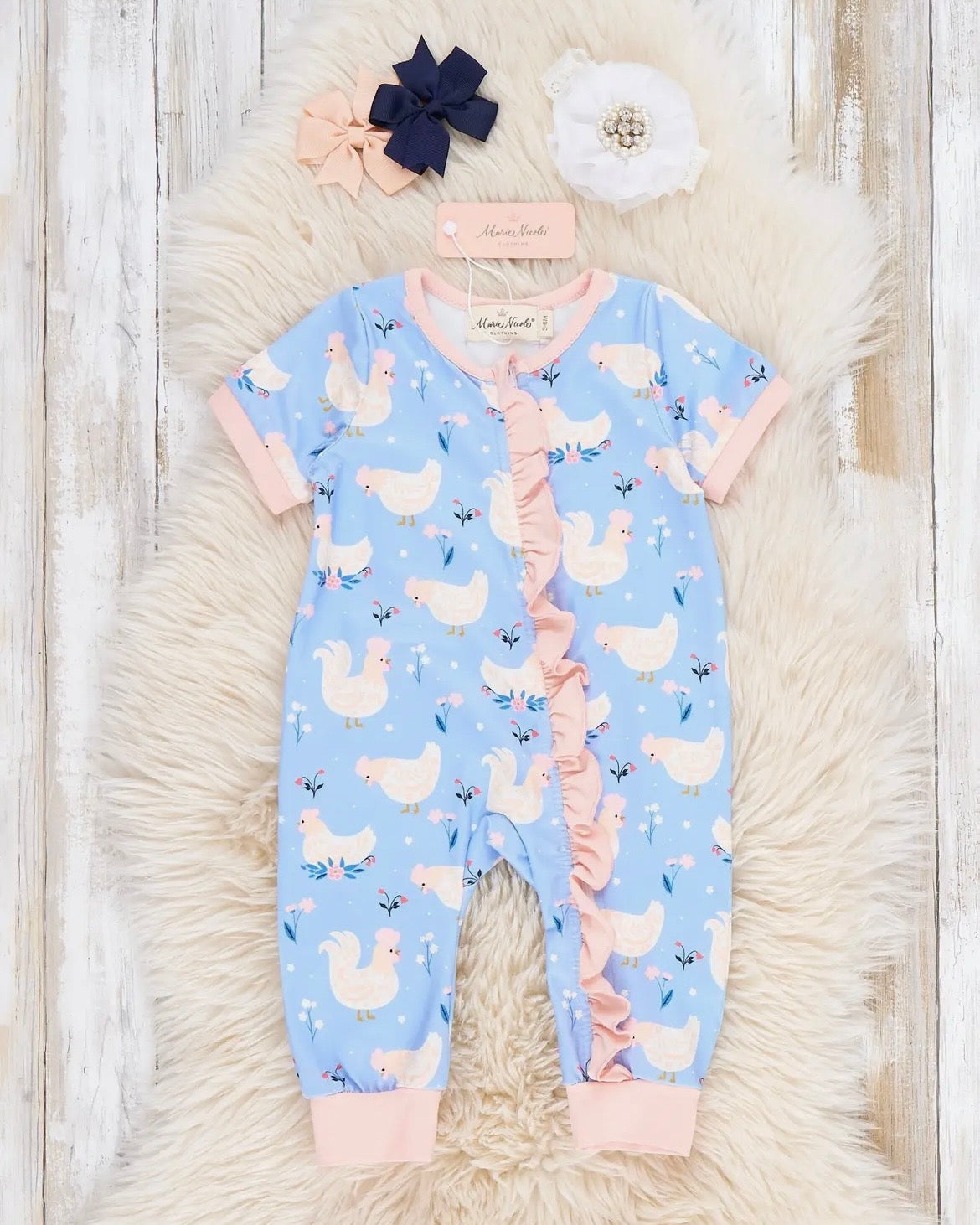 Farm Friends Ruffle Sleeper