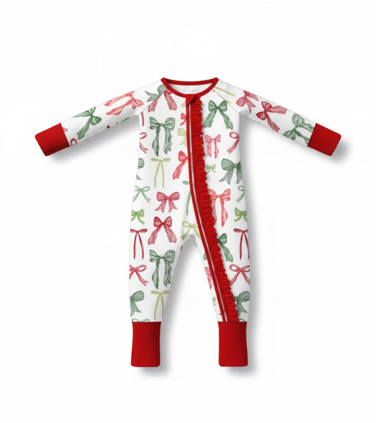 Red Bow Bamboo Zippy