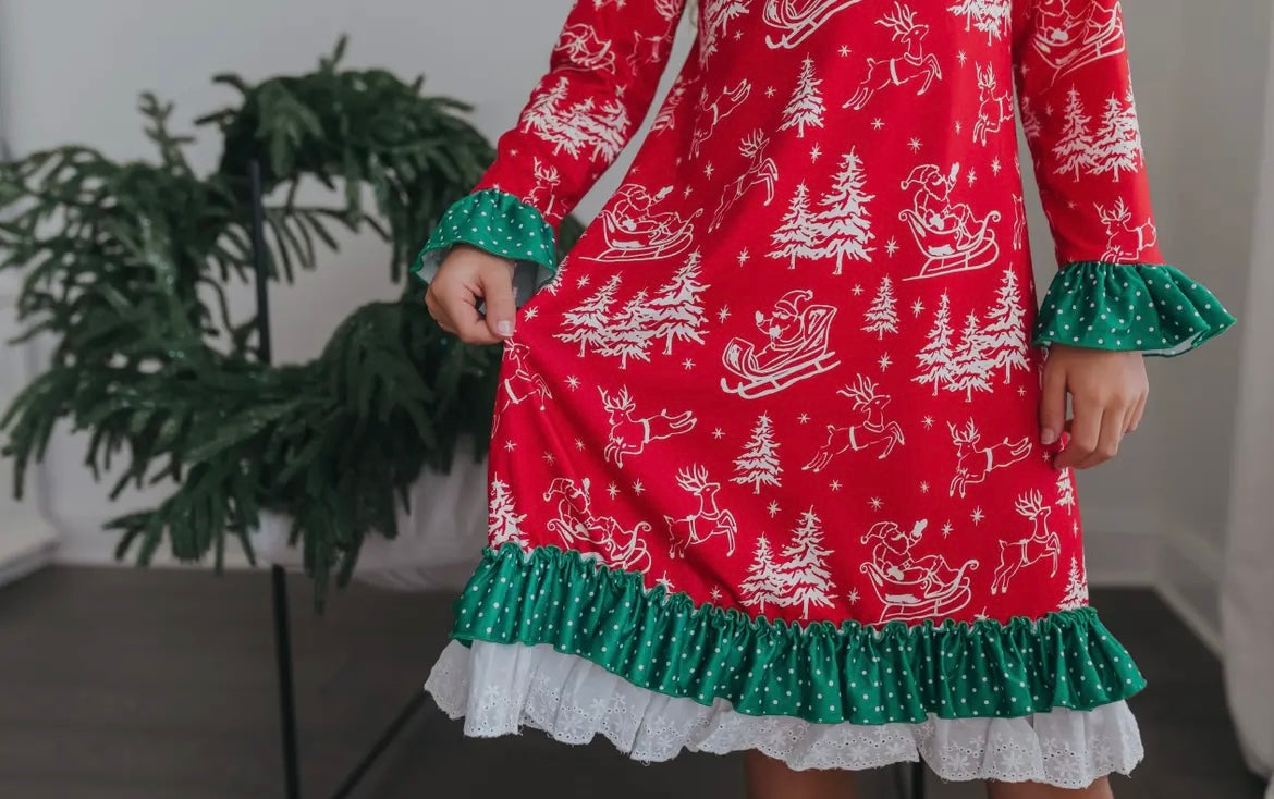 Santa’s Sled Night Gown