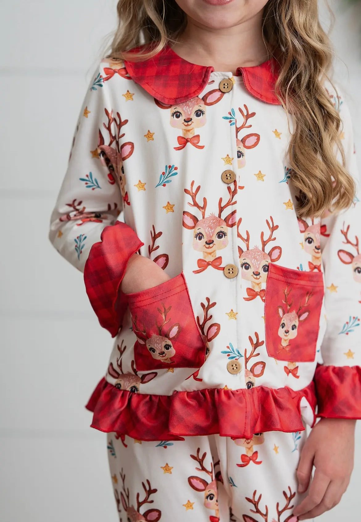 Reindeer Ruffle Pjs