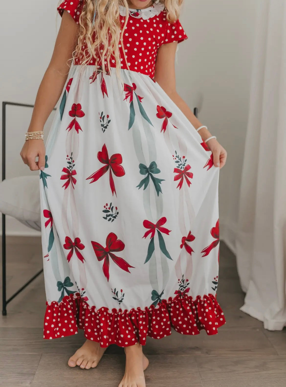 Holiday Bows Night Gown