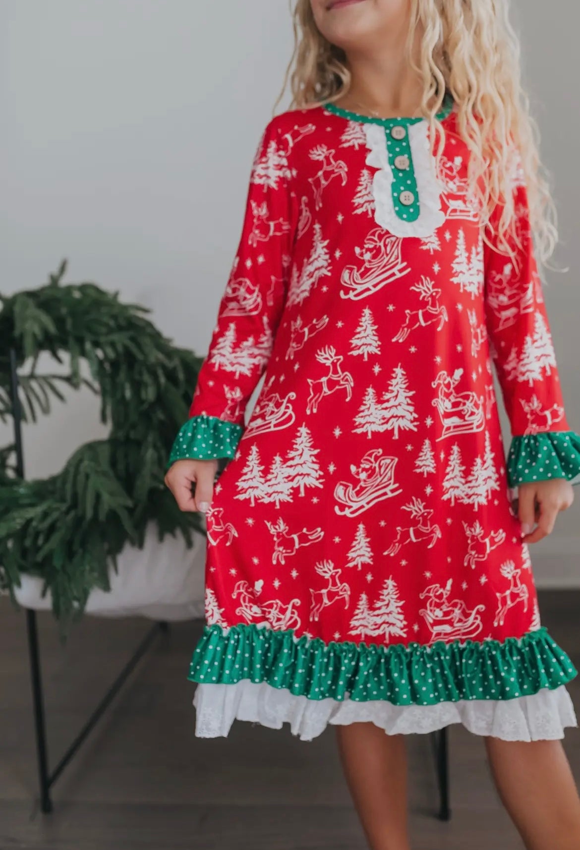 Santa’s Sled Night Gown