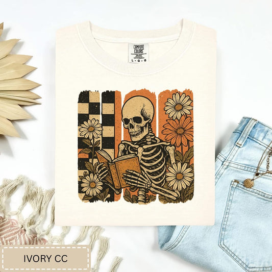 Skeleton Book Tee